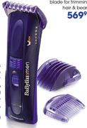 Babyliss Wtech Rechargeable Beard & Hair Trimmer (T101A)