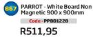 Parrot White Board Non Magnetic(900x900mm)(PPBD1228)