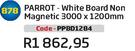 Parrot White Board Non Magnetic(3000x1200mm)(PPBD1284)