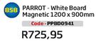 Parrot White Board Magnetic(1200x900mm)(PPBD0941)