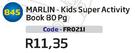 Marlin Kids Super Activity Book 80 Pg(FRO21I)