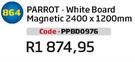 Parrot White Board Magnetic(2400x1200mm)(PPBD0976)