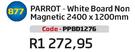 Parrot White Board Non Magnetic(2400x1200mm)(PPBD1276)