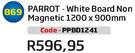 Parrot White Board Non Magnetic(1200x900mm)(PPBD1241)