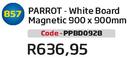 Parrot White Board Magnetic(900x900mm)(PPBD0928)