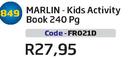 Marlin Kids Activity Book 240 Pg(FRO21D)