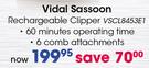 Vidal Sassoon Rechargeable Clipper (VSCL845E1)