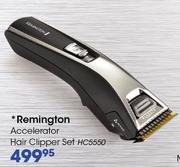Remington Accelerator Hair Clipper Set (HC5550)