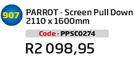 Parrot-Screem Pull Down 2110x1600mm(PPSC0274)-Each