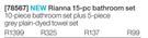 Rianna 15-Pc Bathroom Set