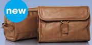 Clicks Men's Tan Hanging Bag