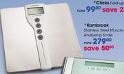 Kambrook Stainless Steel Muscle Analysing Scale