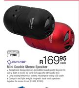 Capdase Mini Double Stereo Speaker-Each