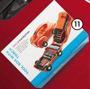 Clicks 34 Piece Car Shaped Flashlight & Tool Set