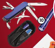 Clicks 2 Piece Blue Tool & Flashlight Set
