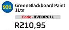 Green Blackboard Paint-1Ltr(KVBBPG1L)