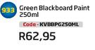 Green Blackboard Paint-250ml(KVBBPG250ML)