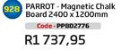 Parrot-Magnetic Chalk Board 2400X1200mm(PPBD2776)-Each