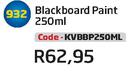 Blackboard Paint-250ml(KVBBP250ML)