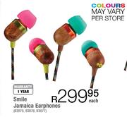 Smile Jamaica Earphones-Each
