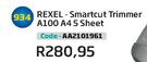 Rexel Smartcut Trimmwe A100 A4 5 Sheet(AA2101961)