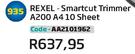 Rexel Smartcut Trimmwe A200 A4 10 Sheet(AA2101962)