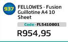 Fellowes Fusion Guillotine A4 10 Sheet(FL5410801)