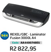 Rexel/GBC Laminator Fusion 3000L A4(AA4400748EU)