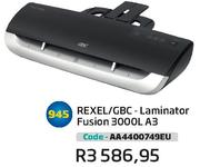 Rexel/GBC Laminator Fusion 3000L A3(AA4400749EU)