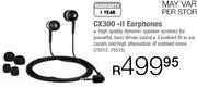 Bose CX300-II Earphones