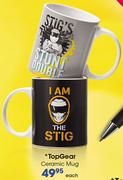 Topgear Ceramic Mug Each