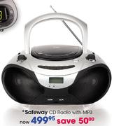 Safeway CD Radio With MP3-Each
