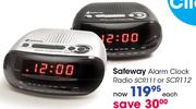 Safeway Alarm Clock Radio(SCR111 Or SCR112)-Each