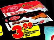 Tiffany Chocolate/Strawberry Waffers Assorted-85g Each