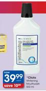 Clicks Whitening Mouthwash-500Ml