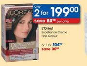 L'Oreal Excellence Creme Hair Colour-Each