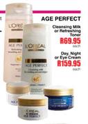 L'Oreal Age Perfect Cleansing Milk Or Refreshing Toner