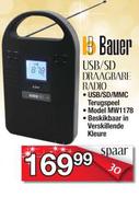 Bauer USB/SD Draagbare Radio