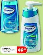 Clearasil Face Wash Assorted-150ml Each