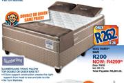 Slumberland Panjo Pillow Top Double or Queen Base Set