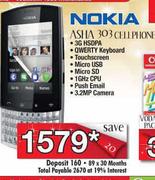 Nokia Asha 303 Cellphone