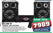 Sony "Shake" HIFI System (LBT-SH2000 Shake)
