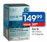 Eye Q 60 Chews Or Capsules-Per Pack