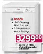 Bosch 12-Place White Dishwasher(SMS40EDZZA)