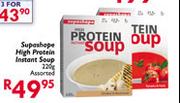 Supashape High Protein Instant Soup-220g Assorted