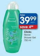 Clicks Revive Shower Gel-750ml 