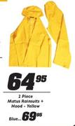 Matus Rainsuits + Hood Yellow-2 Piece
