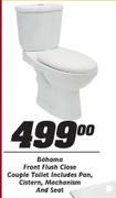 Bahama Front Flush Close Couple Toilet 