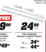 The Standard Double Curtain Tracks-2.5m Each