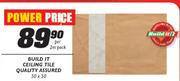 Build It Ceiling Tile Quality Assured-50 x 50 Per 2m Pack